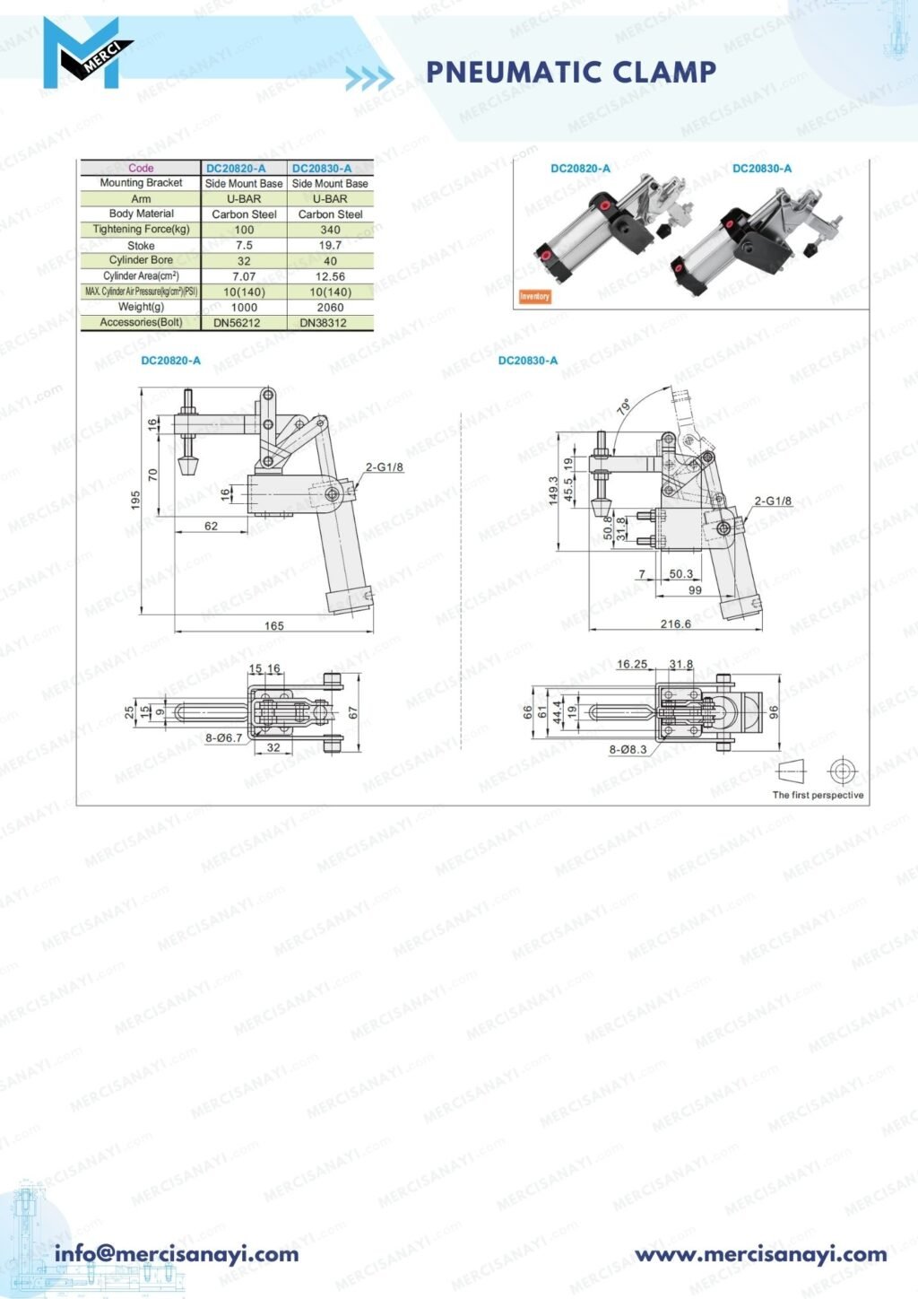 Pneumatic Clamp | DC20