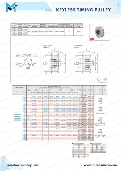 Keyless Timing Pulley | CB